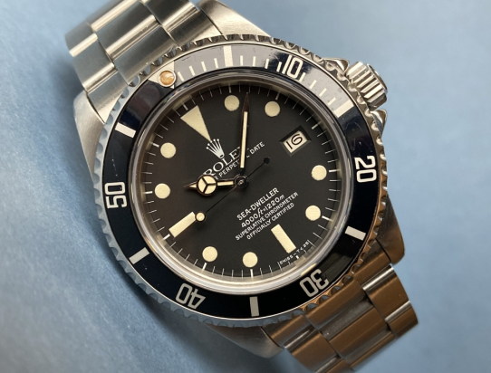 1984 Sea Dweller 16660 Matt Dial tritium Box and Rolex Service 2020