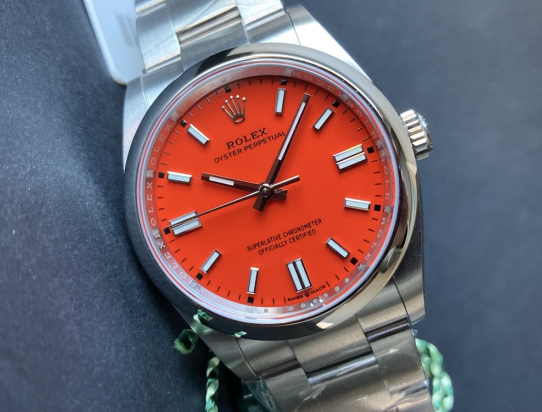 2021 Oyster Perpetual 126000 CORAL RED Full Set