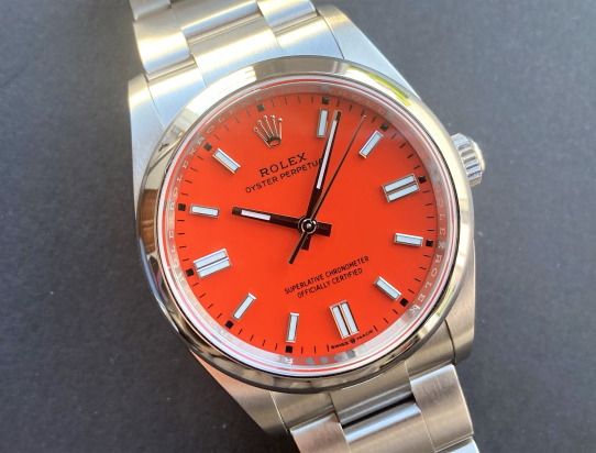 2021 Oyster Perpetual 126000 CORAL RED Discontinued Full Set