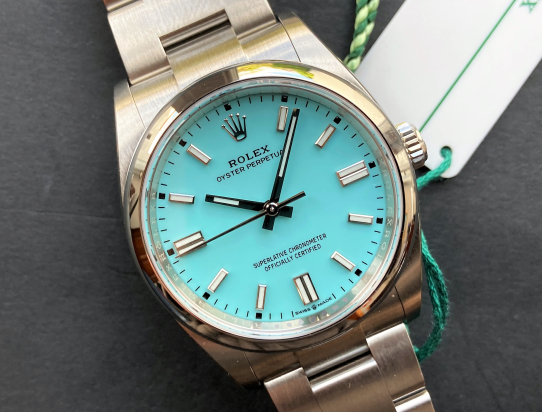 2022 Oyster Perpetual  126000 Tiffany Stickered Full Set