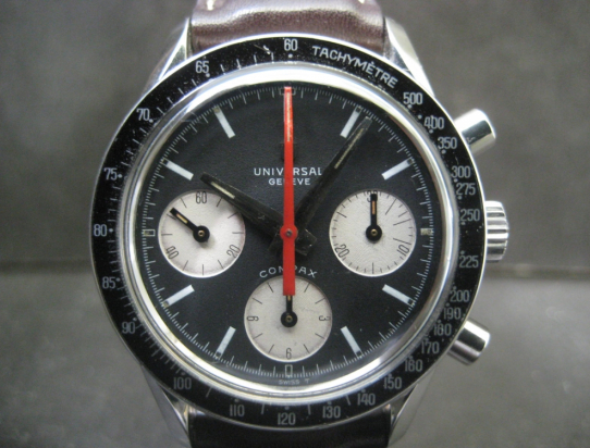 Compax black dial