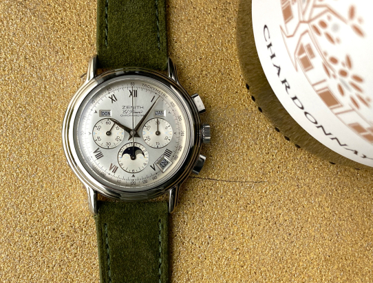 1996 Chronomaster El Primero Chronograph Moonphase 01.0240.410 Full Set